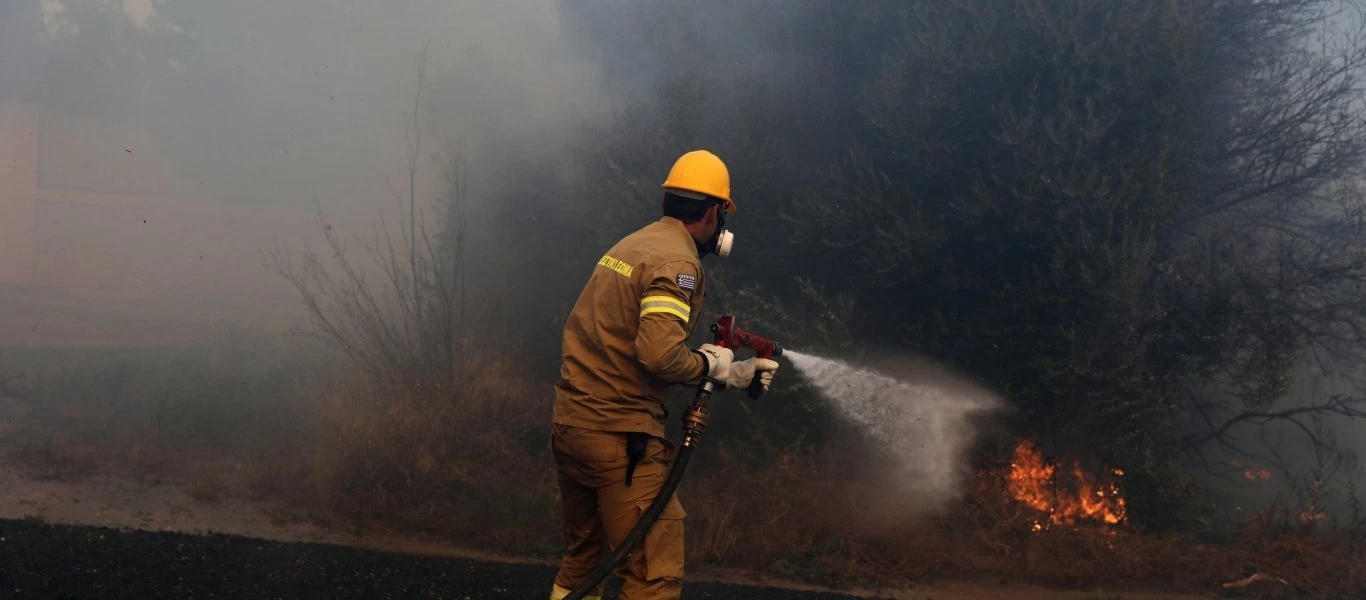 Ρέθυμνο: Φωτιά στην περιοχή Κεραμές